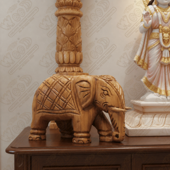 (TEMPLE PILLAR ELEPHANT)